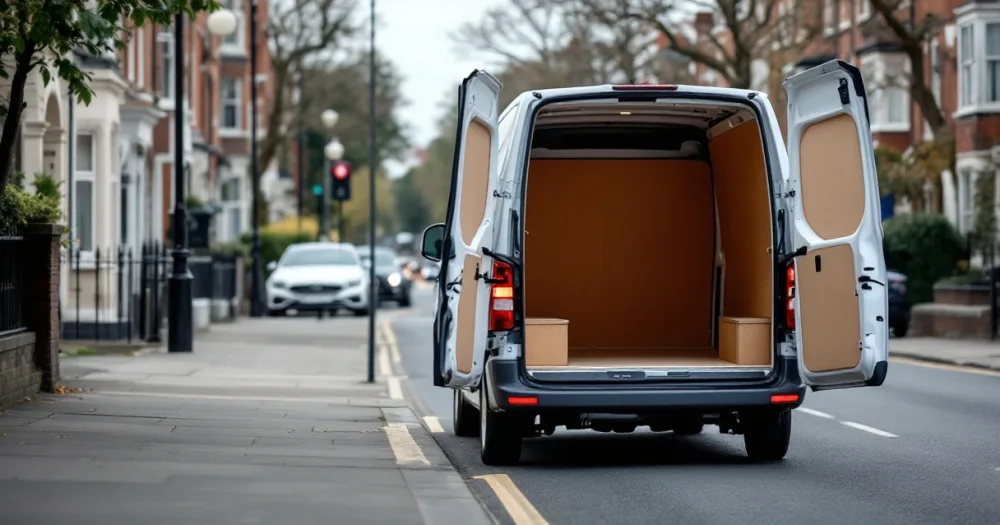 A van with its side door open and empty load area, showing what to check before you lease a van. A van with its side door open and empty load area, showing what to check before you lease a van.