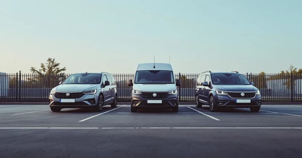 Vans and cars lined up at a business park, raising related questions on what is fair wear and tear on a leased vehicle. Vans and cars lined up at a business park, raising related questions on what is fair wear and tear on a leased vehicle.