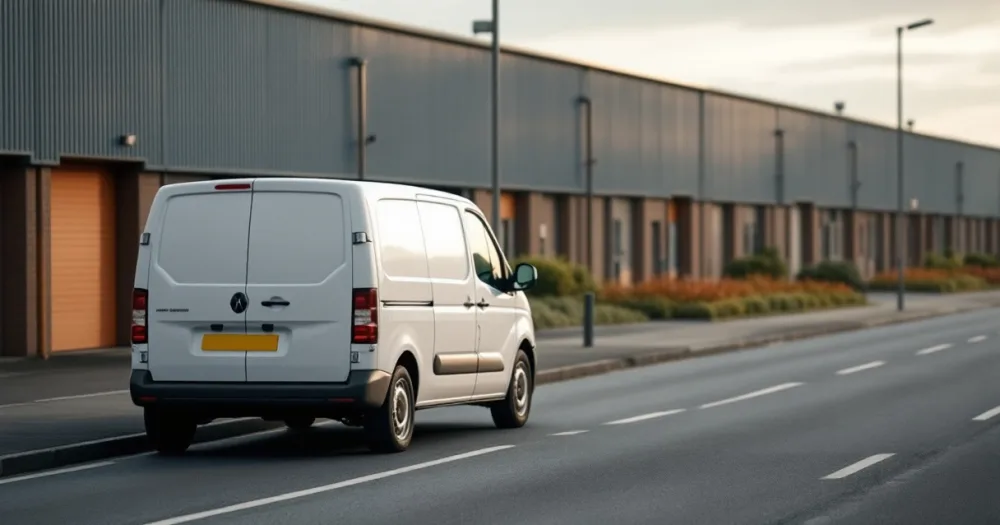Van on a trading estate road, a worked example of does a leased van count as a company asset. Van on a trading estate road, a worked example of does a leased van count as a company asset.